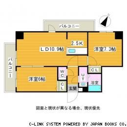間取り図 パルティーレ山鼻