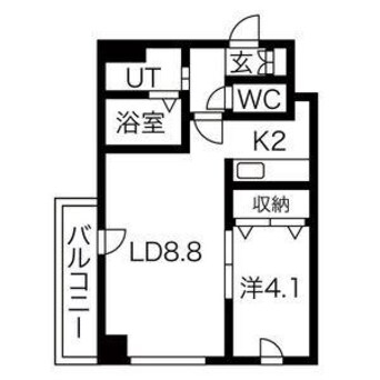 間取図 シャローム南１１条