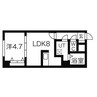 Ｅ－ｈｏｒｉｚｏｎ山鼻 1LDKの間取り