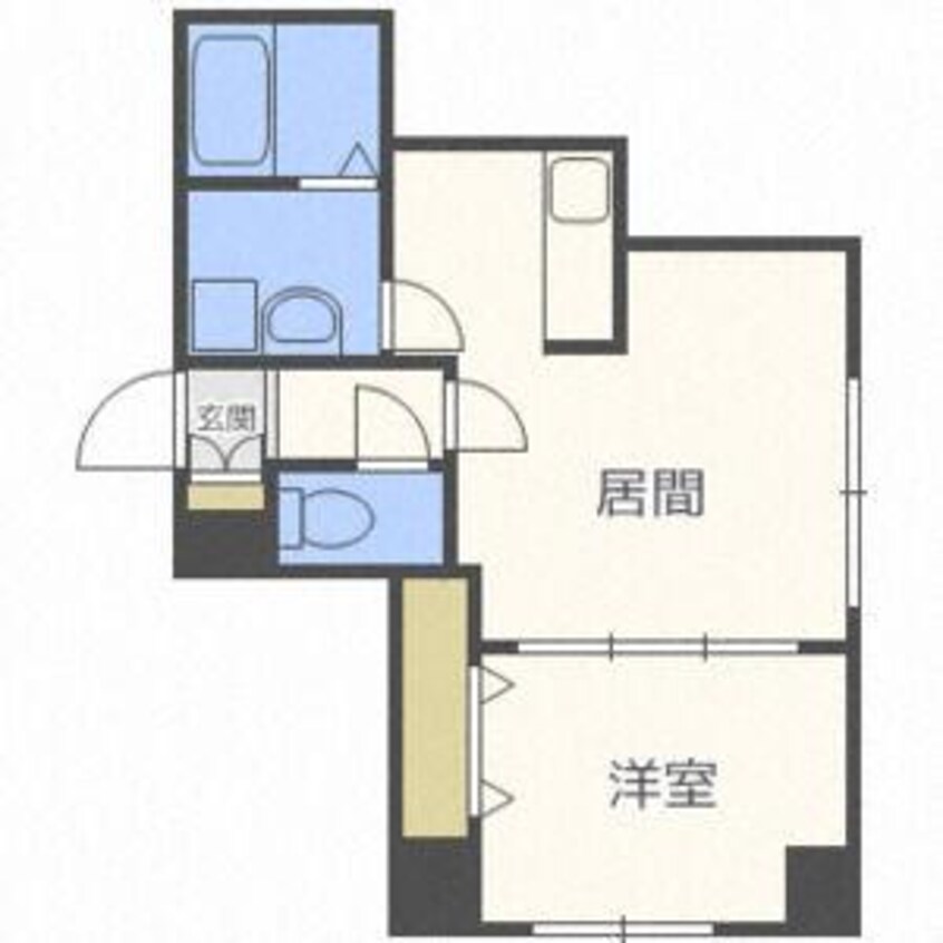 間取図 Ｅ－ｈｏｒｉｚｏｎ山鼻