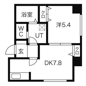 間取図 Ｅ－ｈｏｒｉｚｏｎ山鼻