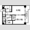 ｅｎｓｏｌｅｉｌｌｅ山鼻 1LDKの間取り