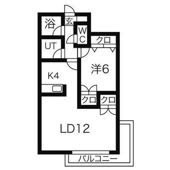 間取図 インペリアルエバー中島公園