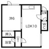 ヴィオーネ１３７ 1LDKの間取り