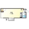 プラザ１５ 1Rの間取り
