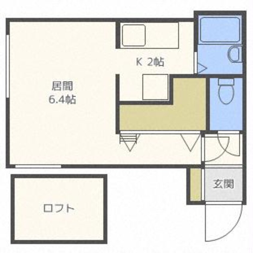 間取図 MODULOR中島公園１ｓｔ