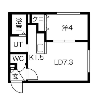 間取図 ラフィーネ静修学園前