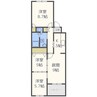 サンフロア山鼻 3LDKの間取り
