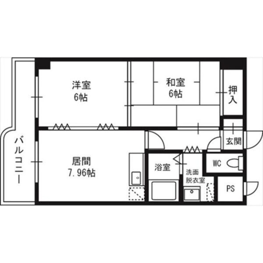 間取図 Ｇｕｆｏ伏見