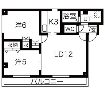 間取図 エステラ弐番館