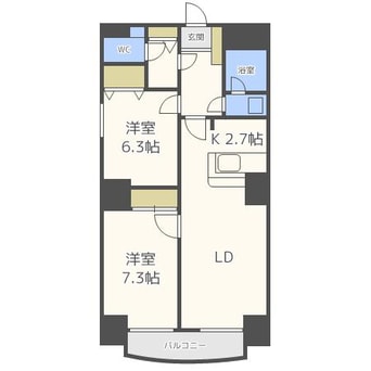 間取図 ラベニール伏見
