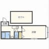 ネットコーポ南16条 1Kの間取り