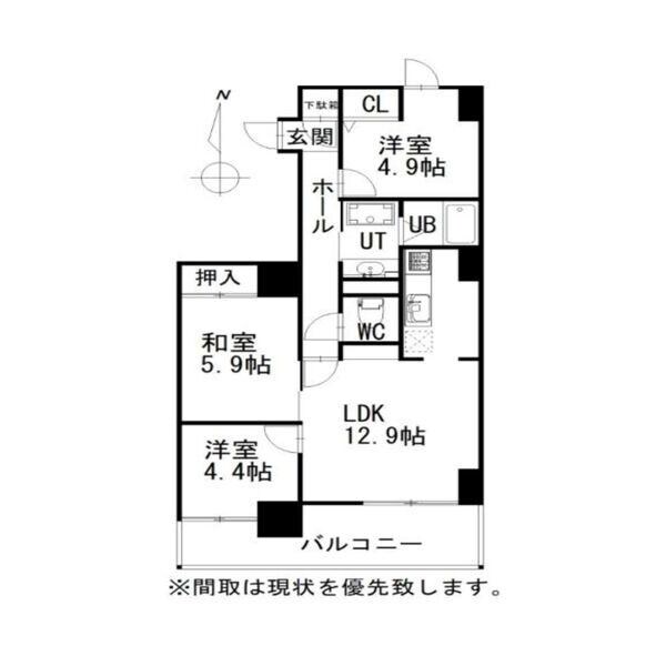 間取り図 セザール伏見