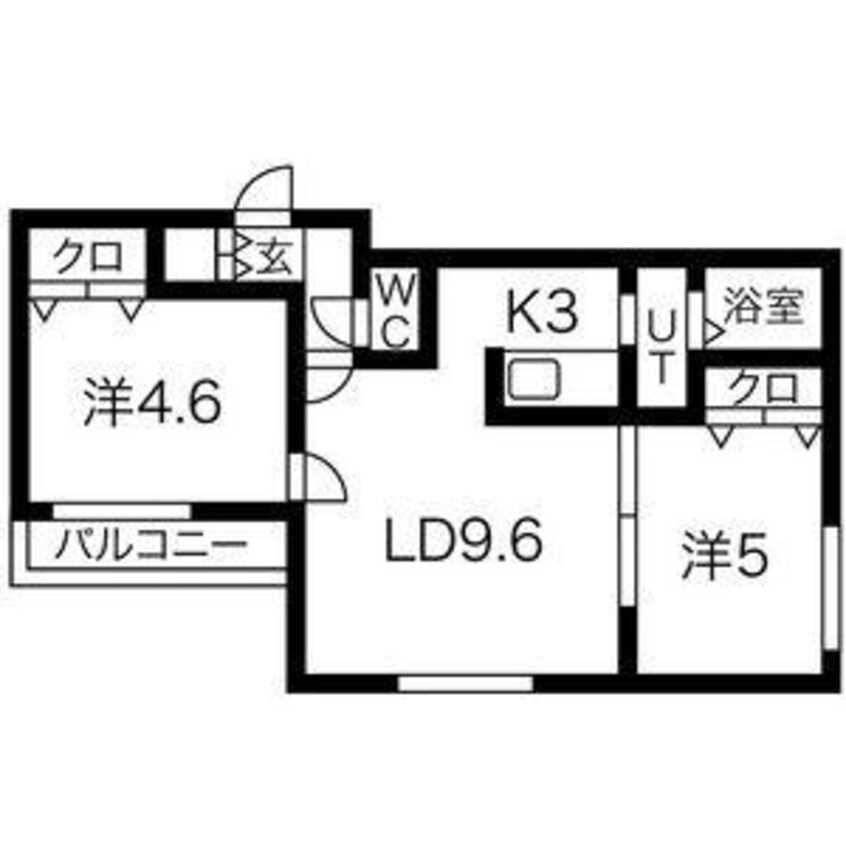 間取図 ブランシャール幌平橋