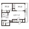 ＭＹＴ１６ 2LDKの間取り