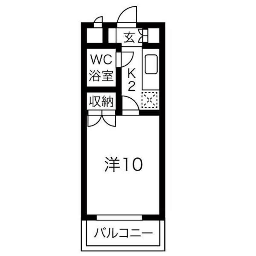 間取図 フォレスト１５・８