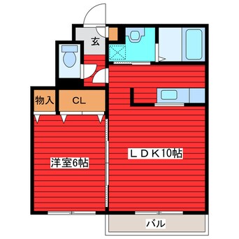 間取図 サニークレスト