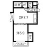 プラザ・スズ札幌Ⅱ 1DKの間取り