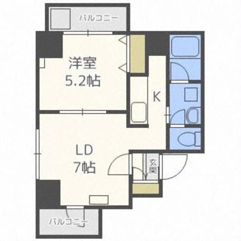 間取図 ラ・ヴィスタ行啓通り