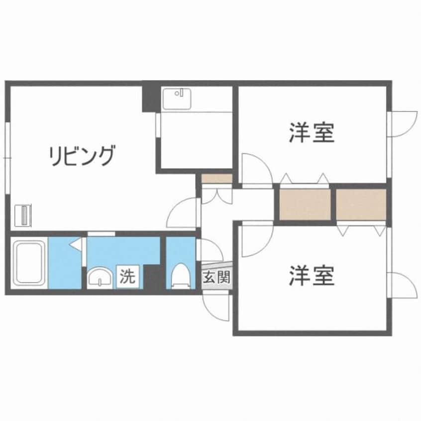 間取図 エナージ山鼻