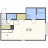 ルーミナスあいの里 1Kの間取り