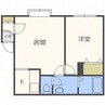 曙1条レモンハイツ 1LDKの間取り