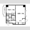 プラザ中島公園 1LDKの間取り