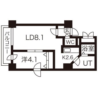 間取図 ステートメナー中島公園