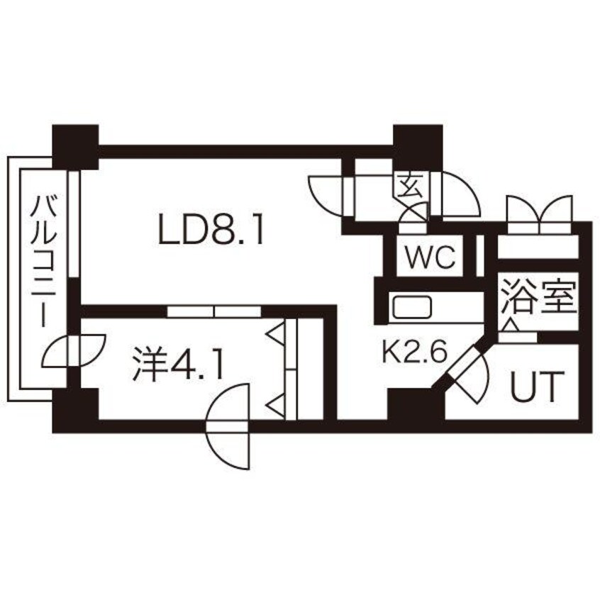 間取図 ステートメナー中島公園