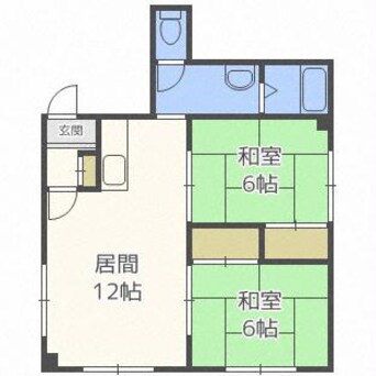 間取図 札南マンション