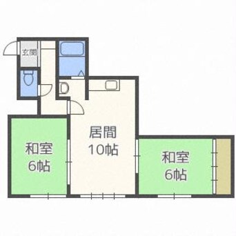 間取図 札南マンション