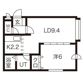 間取図 フェニックス中島公園