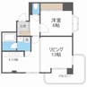 メゾンドブーケパーク 1LDKの間取り