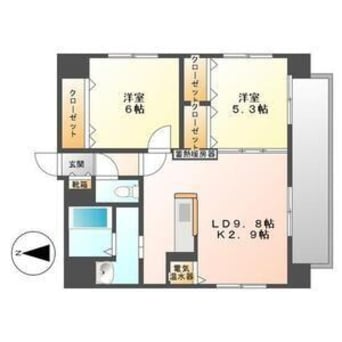 間取図 モルティーニ山鼻