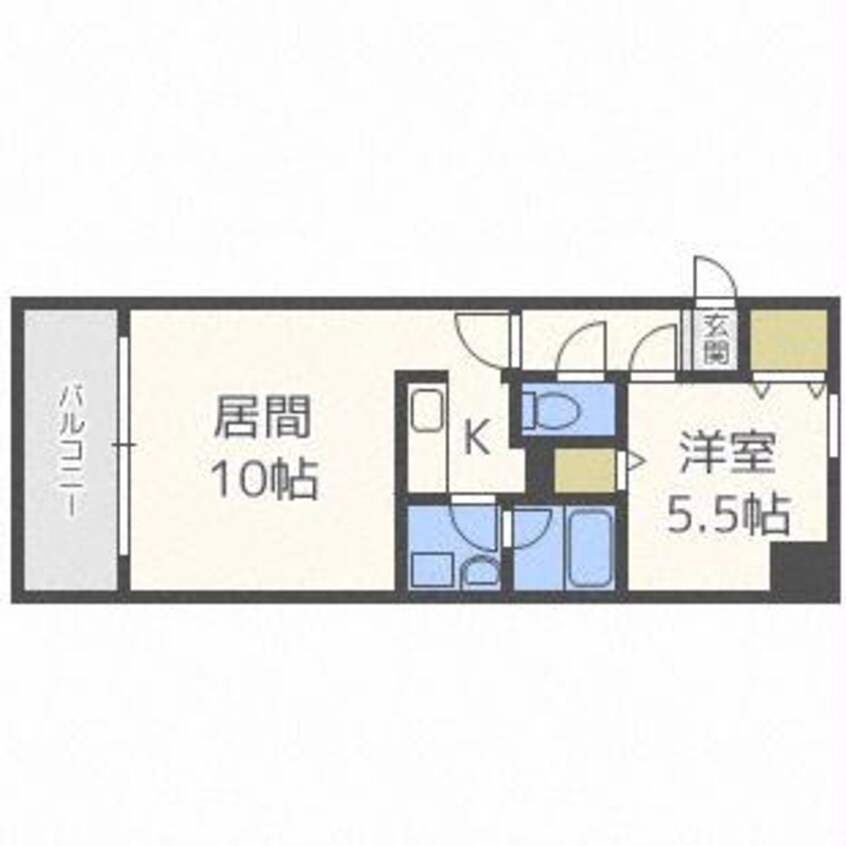 間取図 グランカーサ南13条