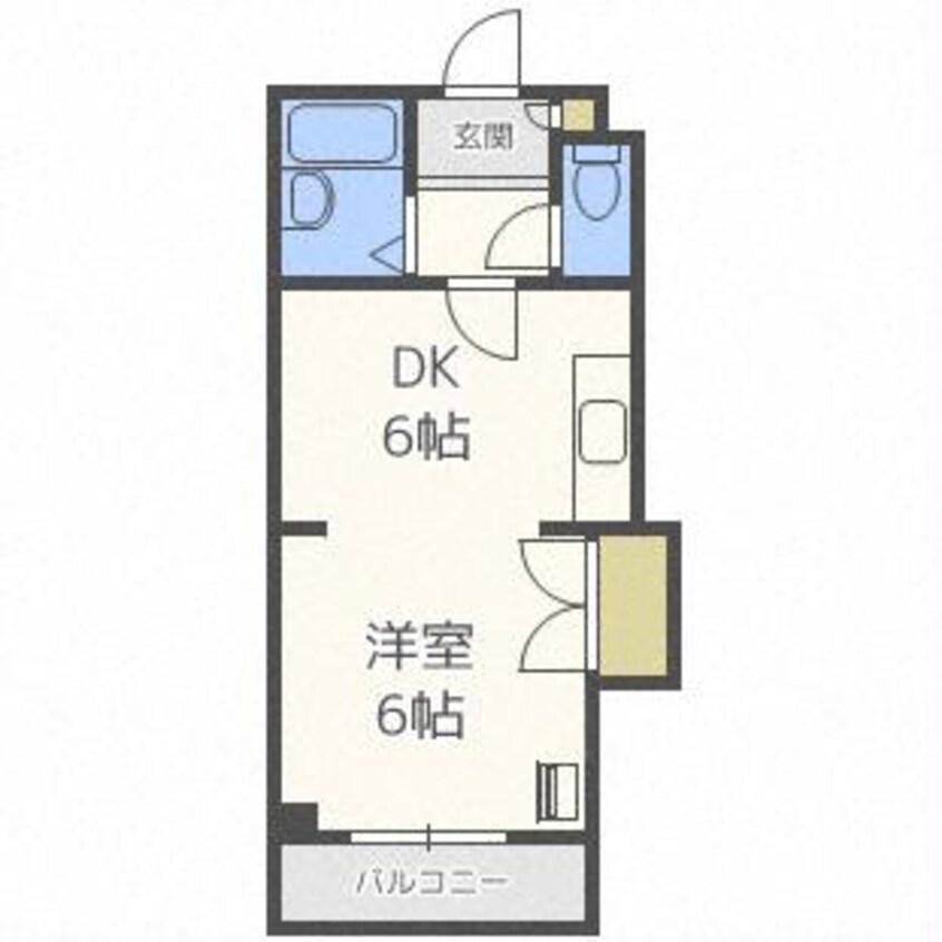 間取図 プレジール山鼻