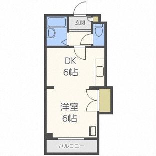 間取り図 プレジール山鼻