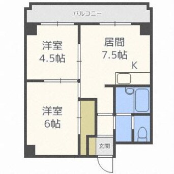 間取図 第７大岡ビル