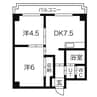 第７大岡ビル 2DKの間取り