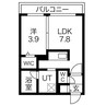 Ｃｈｅｒｉｓｉｓ南６条 1LDKの間取り