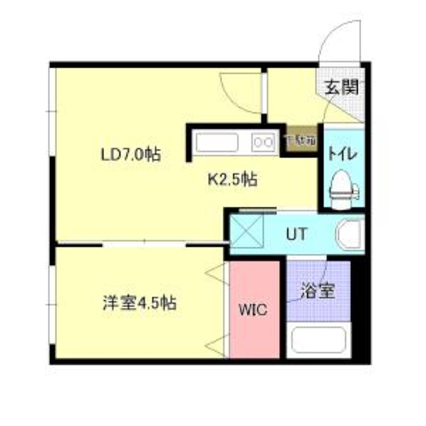 間取図 ＡＮＧＥＬＩＮＡ中島公園