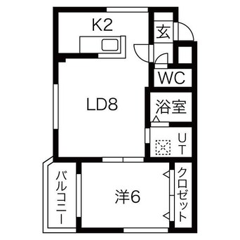 間取図 ヴォーネン山鼻