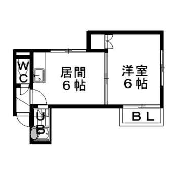 間取図 メゾンドール藻岩