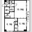 グランカーサ南11条の間取図