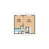 プレミエール南13条 1LDKの間取り