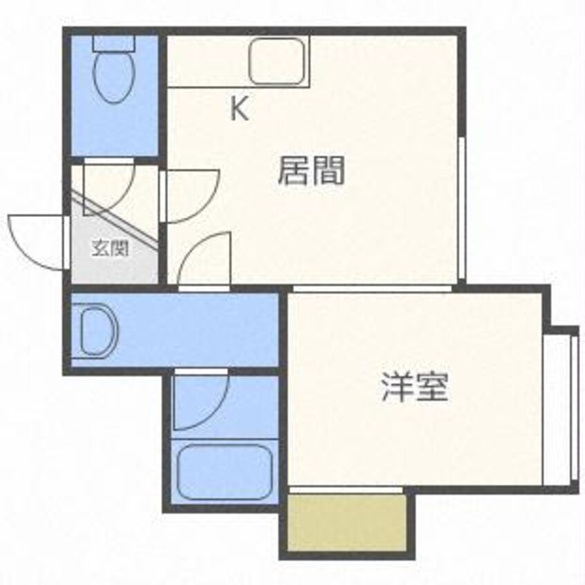 間取図 グランシャリオ中島