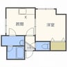 グランシャリオ中島 1DKの間取り