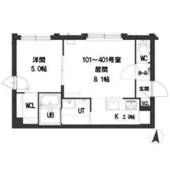 間取図 グランメールシャルム山鼻17