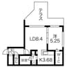 ガイアールＳ１９ 1LDKの間取り