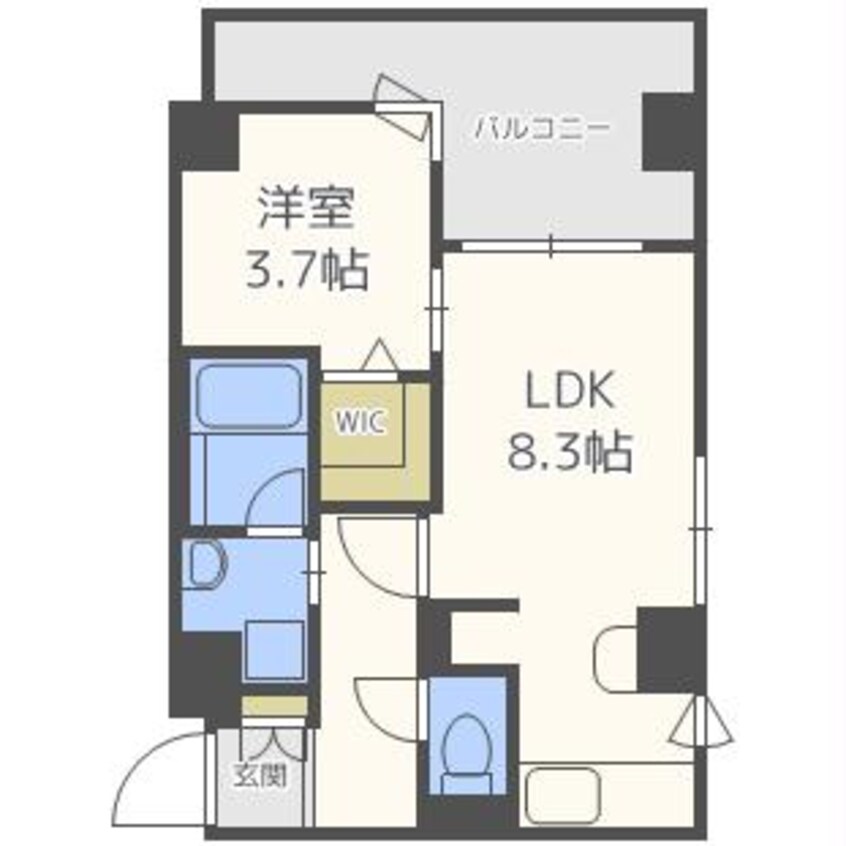 間取図 クラッセ山鼻